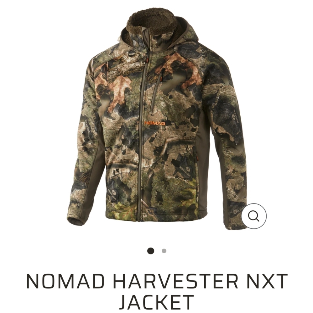 NOMAD Harvester NXT Jacket NWOT